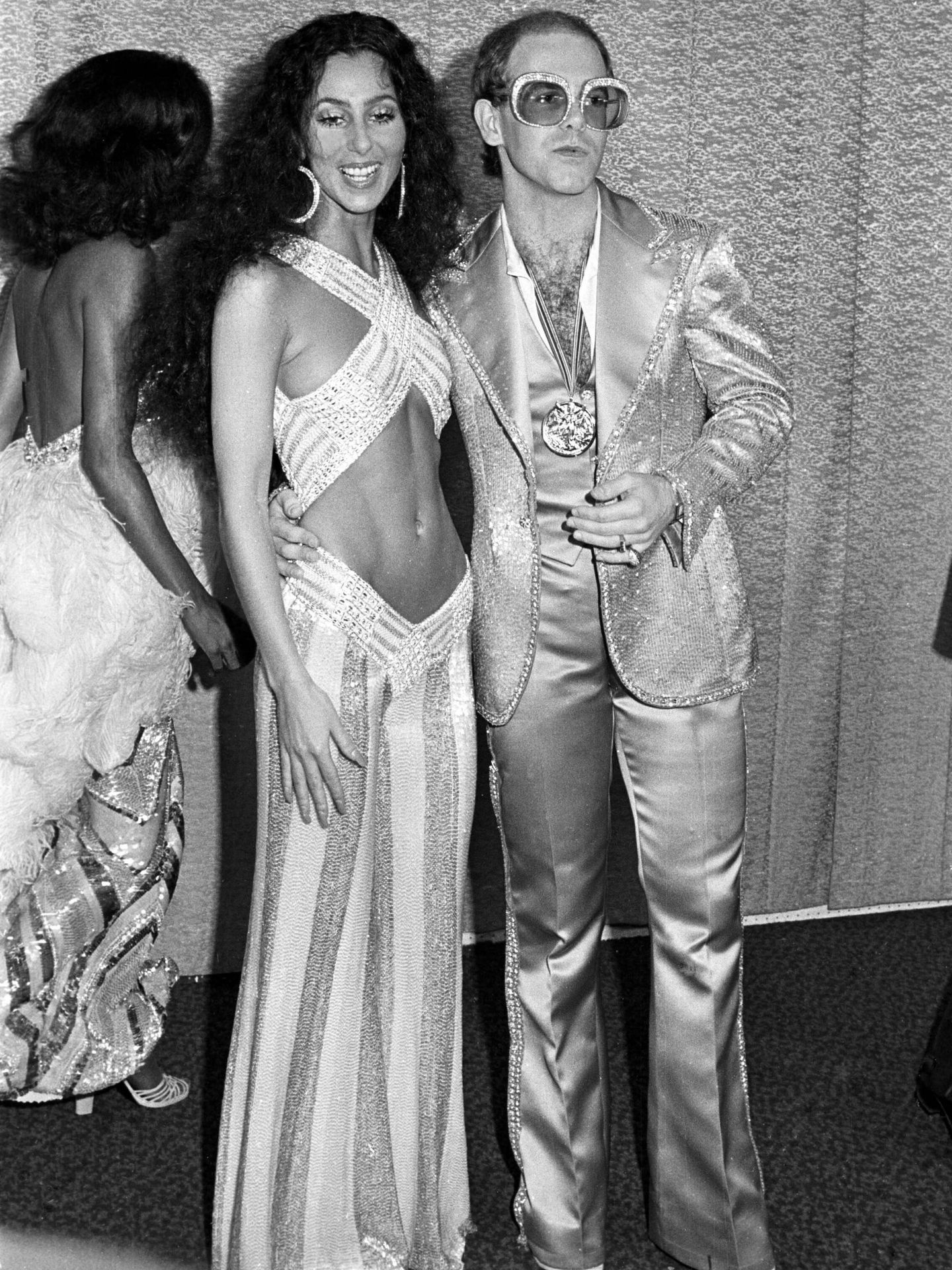 Cher, en los Rock Music Awards de 1975. (Cordon Press)