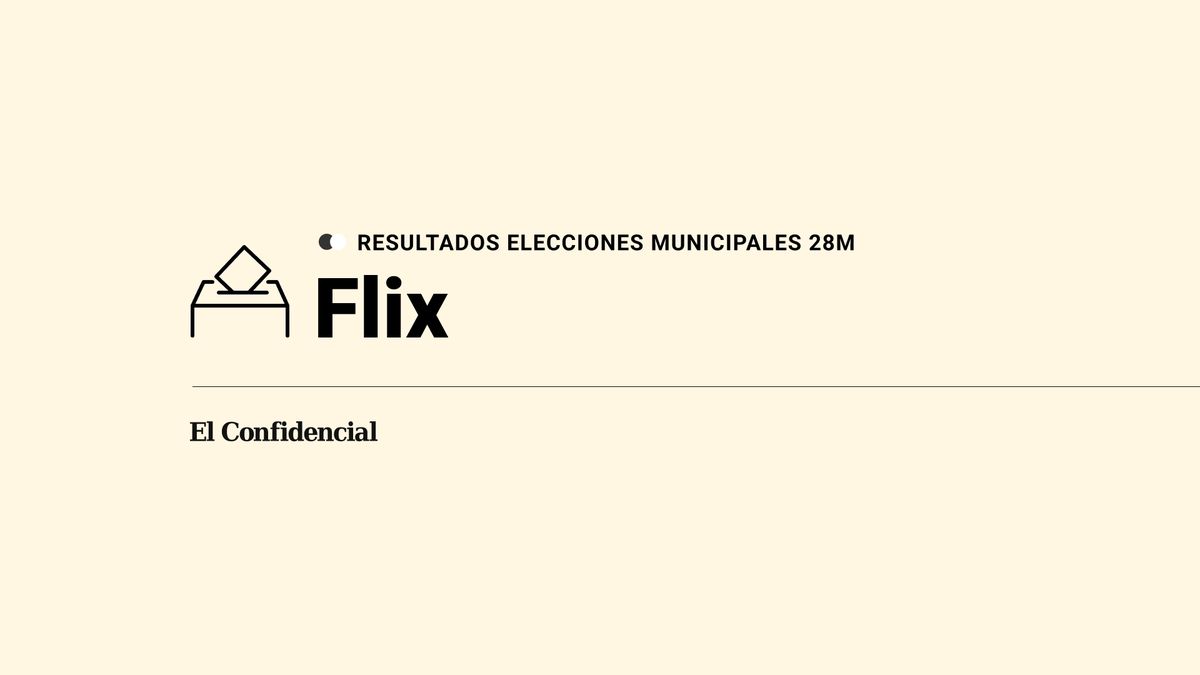 Resultados y ganador en Flix durante las elecciones del 28-M, escrutinio en directo