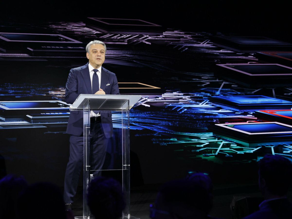 Foto: Luca de Meo, CEO de Renault Group, en la conferencia Capital Market 2022. (Renault)