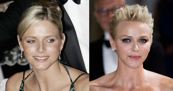 Foto: Charlène en 2006 y en 2017. (Getty Images)