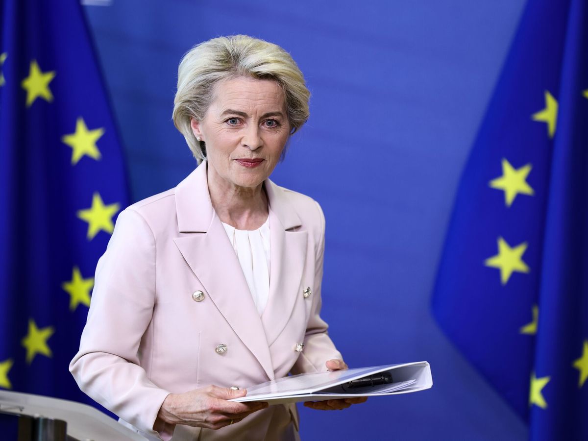 Foto: Ursula von der Leyen, presidenta de la Comisión Europea. (EFE/Kenzo Tribouillard)