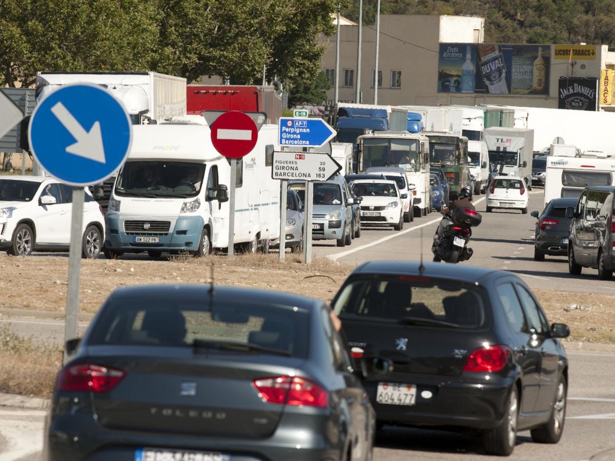 Foto: Una carretera de accesi a Francia. (EFE)
