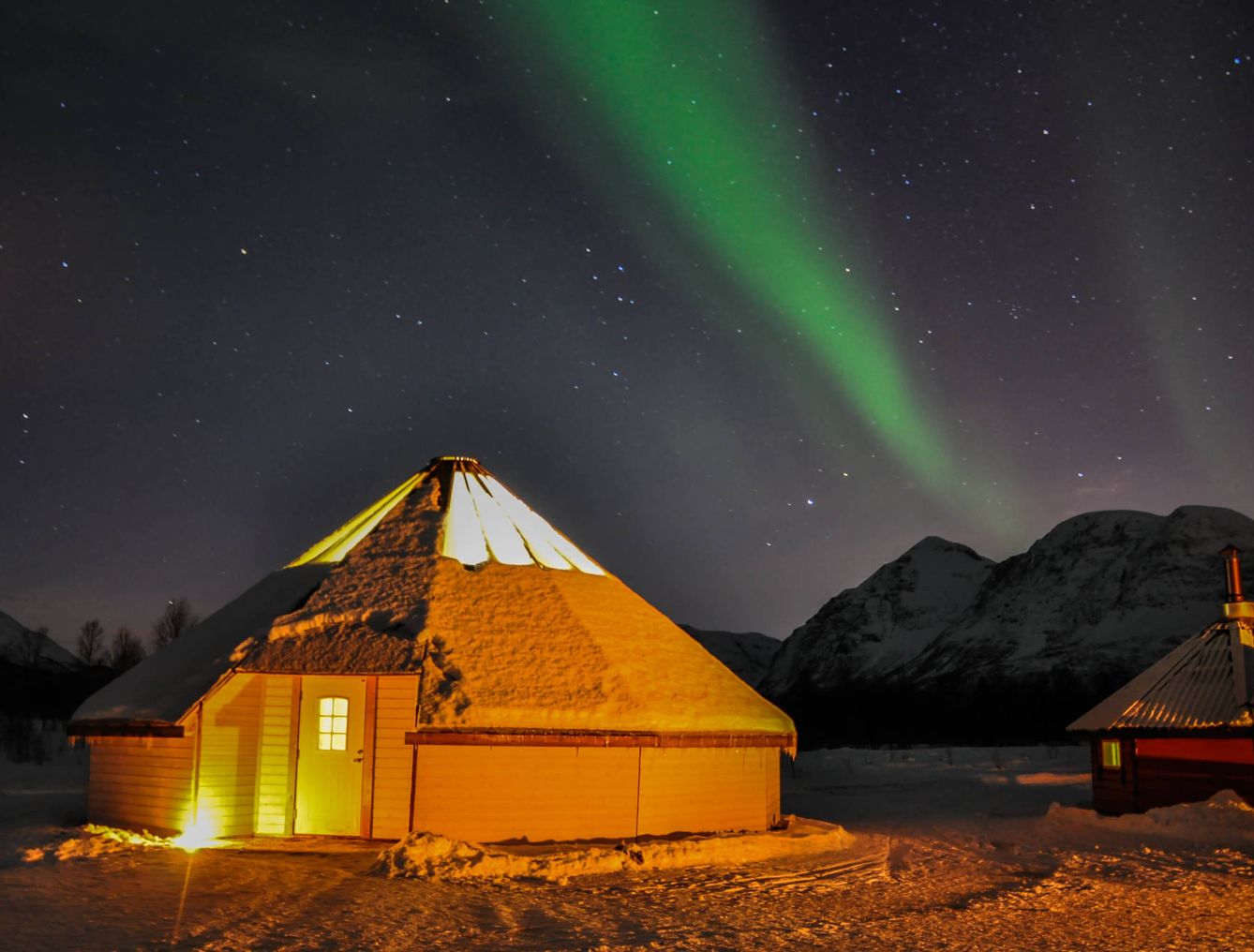 Aurora boreal en Tromso, Noruega (Foto: R. C. López)