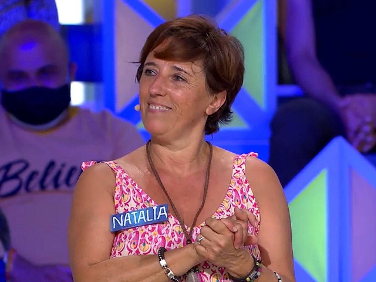 Foto: Natalia, en 'La ruleta de la suerte'. (Antena 3)