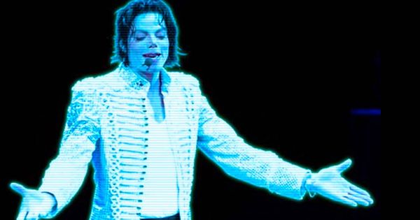Foto: Holagrama de Michael Jackson en concierto