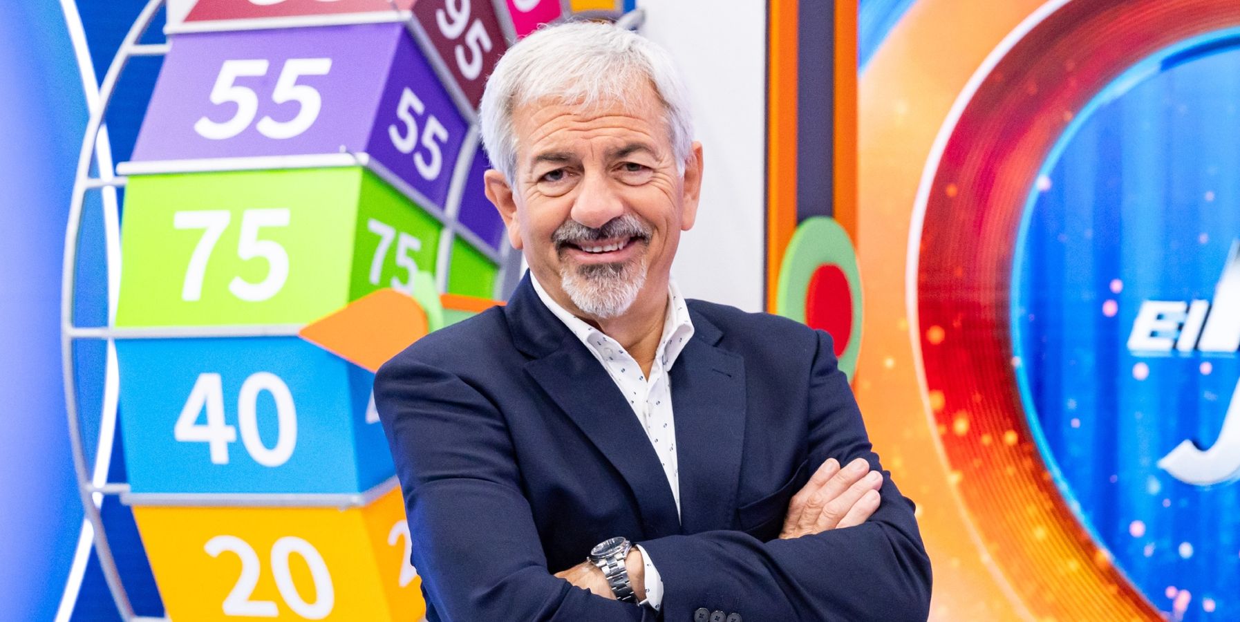 Mediaset escoge a Carlos Sobera para presentar el nuevo concurso con 'El rosco' que se llamará 'Rueda la letra'
