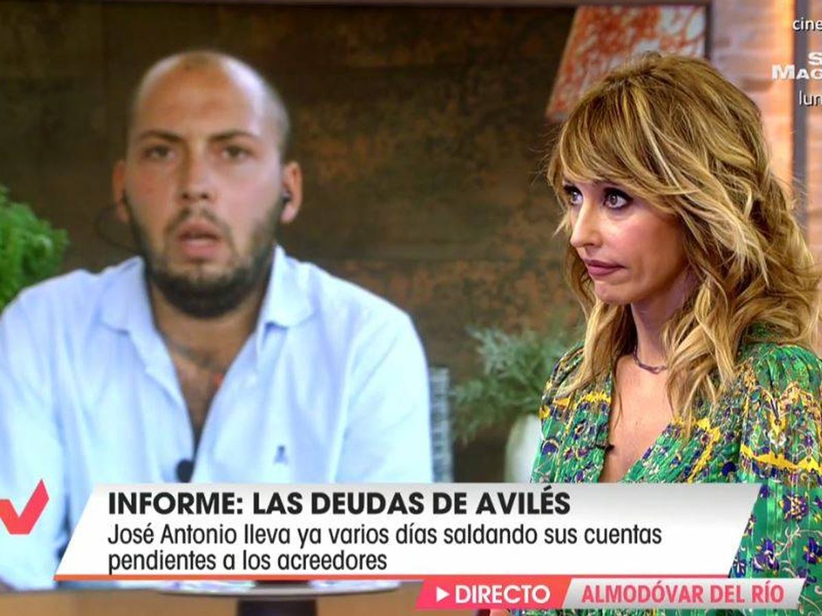 Foto: Emma García y José Antonio Avilés, en 'Viva la vida'. (Telecinco)