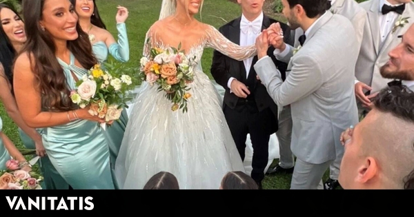 La boda de Lele Pons, sobrina de Chayanne, en Miami: tres looks nupciales,  Aitana y Paris Hilton