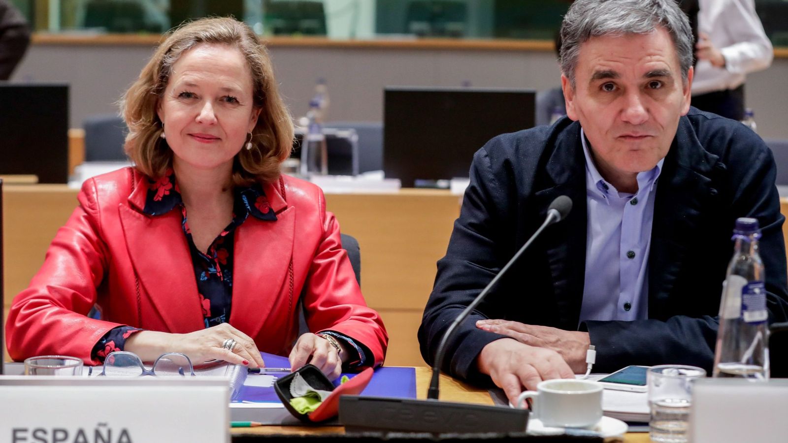 Foto: Reunión del Eurogrupo en bruselas