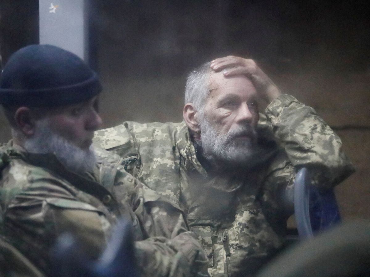 Foto: Soldados ucranianos de Azovstal. (Reuters/Alexander Ermochenko)