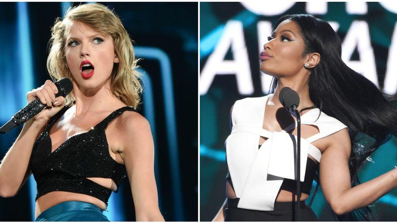 Taylor Swift y Nicki Minaj discuten vía online por los premios MTV