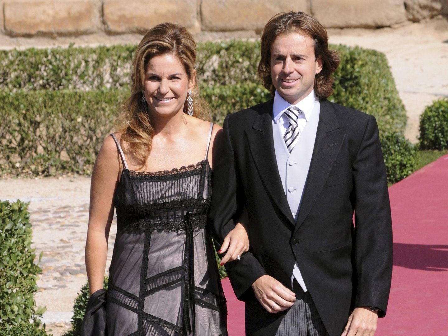 Arantxa Sánchez Vicario y su marido, Josep Santacana, en una imagen de archivo. (EFE)