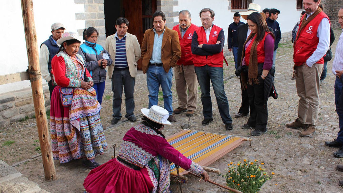 Gonzalo Robles visita los proyectos de la Aecid en Perú. (Aecid)