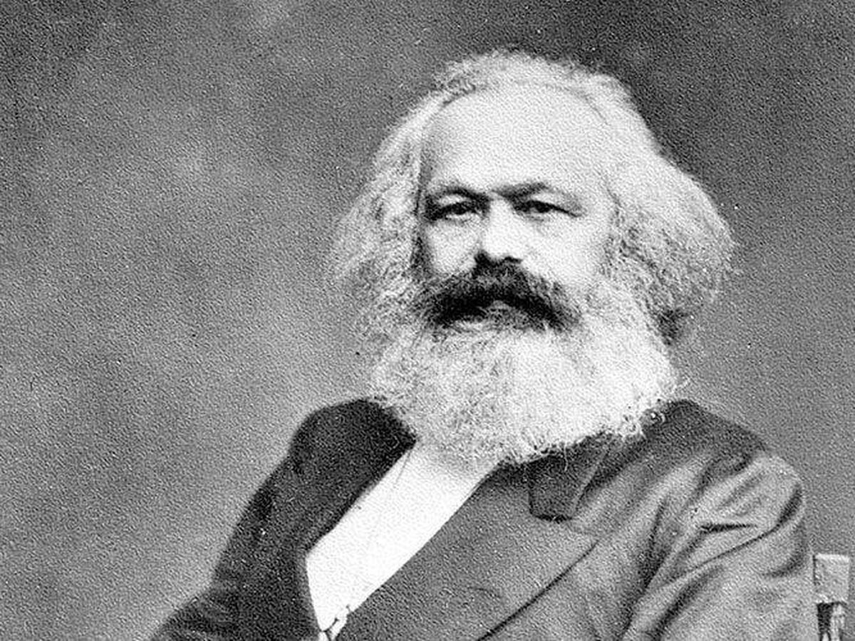 Foto: Retrato de Karl Marx, autor junto a Engels del 'Manifiesto Comunista'.