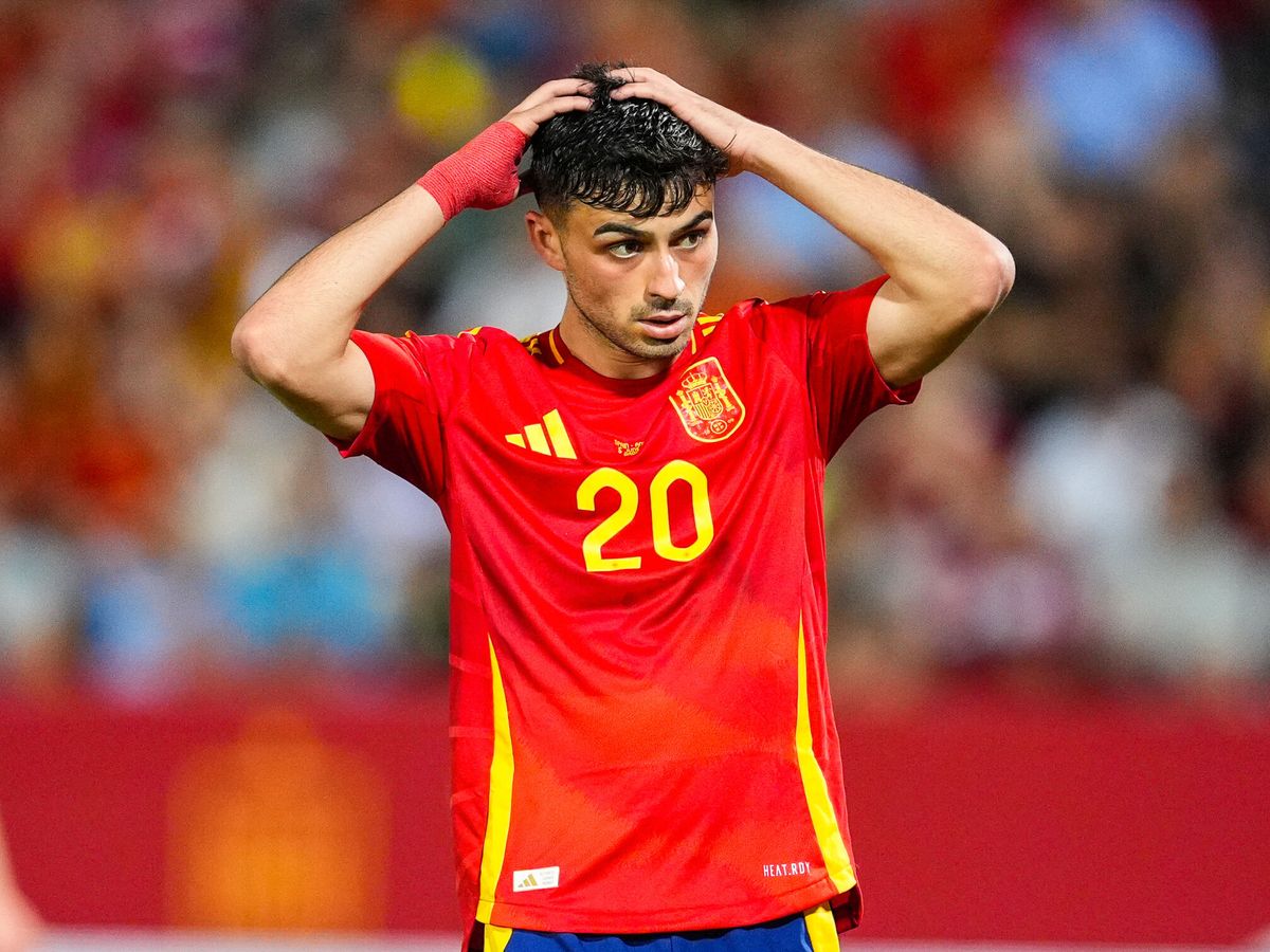 Foto: Pedri, en el partido amistoso de España contra Andorra. (AFP7)
