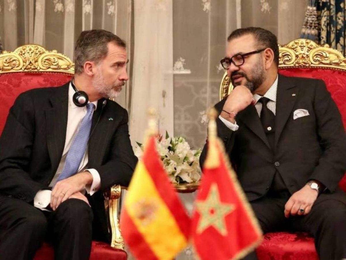 Foto: El rey de España, Felipe VI, y el rey de Marruecos, Mohamed VI. 