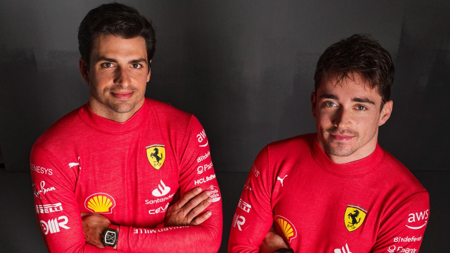Sainz y Leclerc, una gran relación en pista. (EFE/EPA/Ferrari)