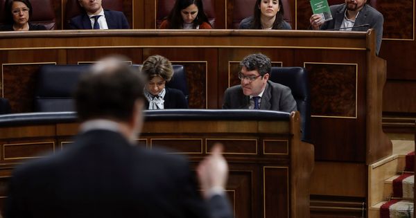 Foto: Sesión de control al Gobierno en el Congreso el pasado mes de febrero. (EFE)