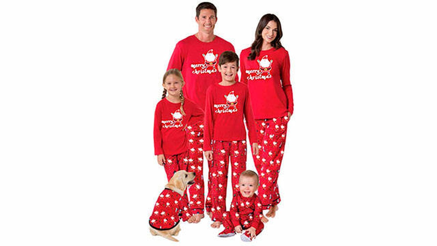Pijama de Navidad para la familia K-youth de Papá Noel