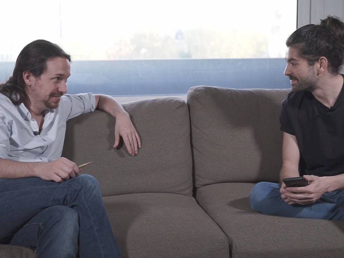 Foto: Imagen de la entrevista de Fortfast con Pablo Iglesias. (Foto: YouTube)