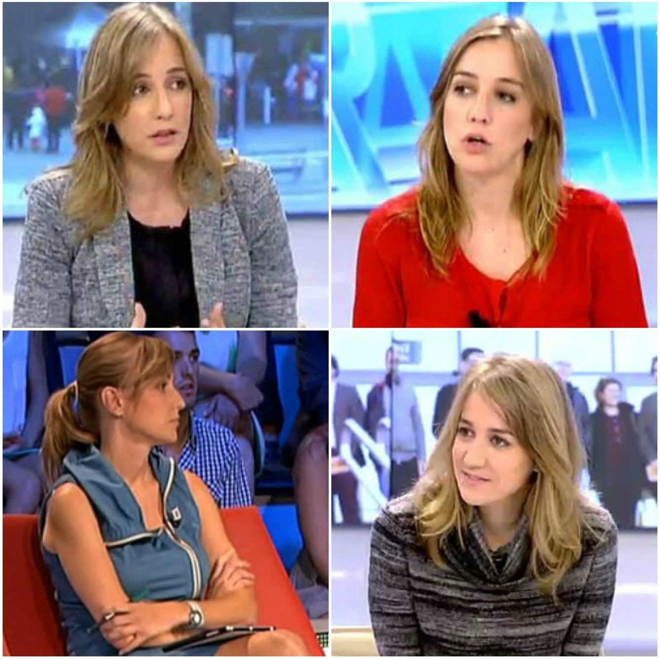 Los estilismos televisivos de Tania Sánchez.