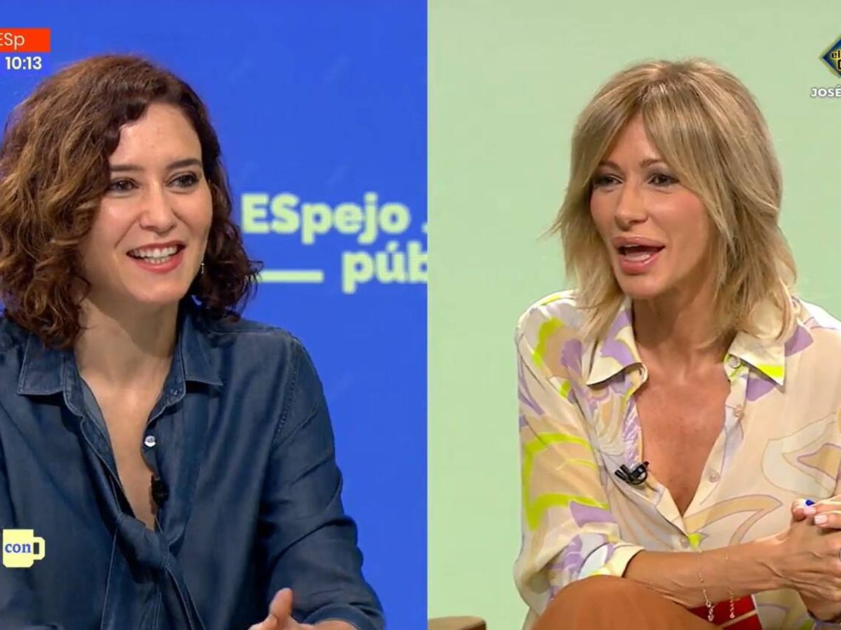 Foto: Isabel Díaz Ayuso y Susanna Griso en 'Espejo público. (Atresmedia Televisión)