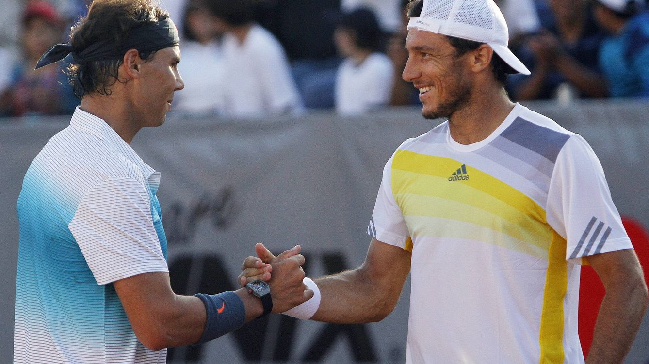Foto: Rafa Nadal y Juan Mónaco se jugarán la final del torneo de Buenos Aires.