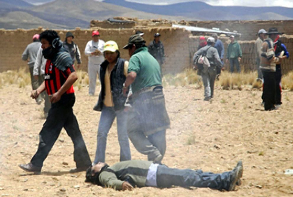 Foto: Muere un joven en Bolivia en un enfrentamiento con la policía