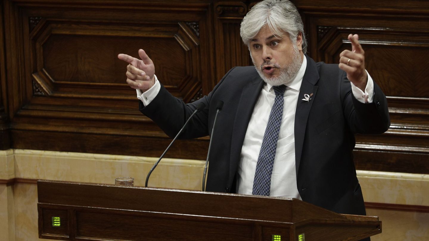 El presidente de JxCAT en el Parlament, Albert Batet. (EFE/Quique Garcia)
