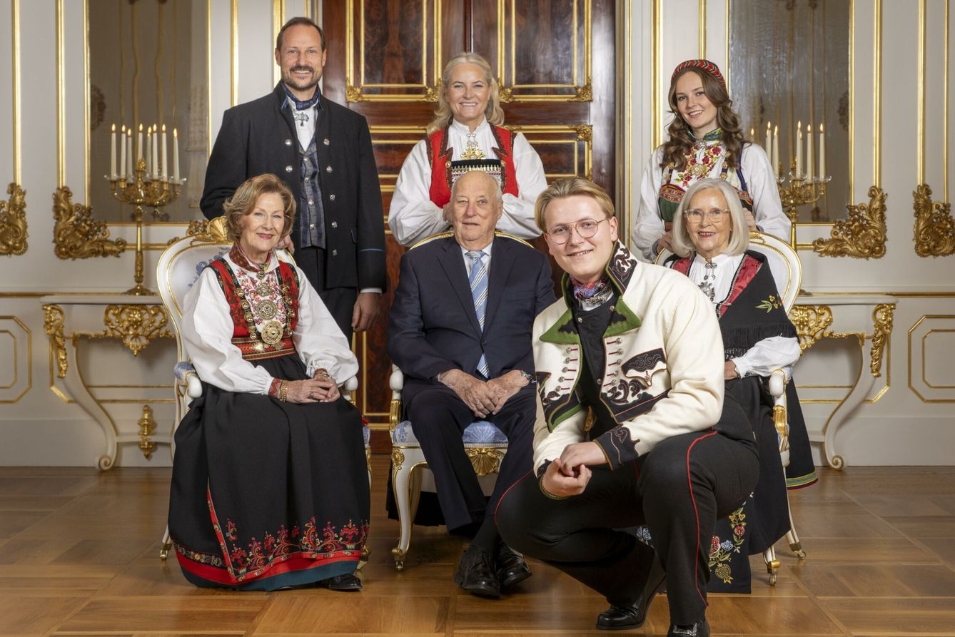 La familia real de Noruega, en una imagen reciente. (EFE)