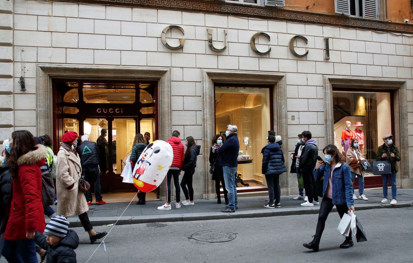 Una tienda de Gucci en Roma. (EFE)