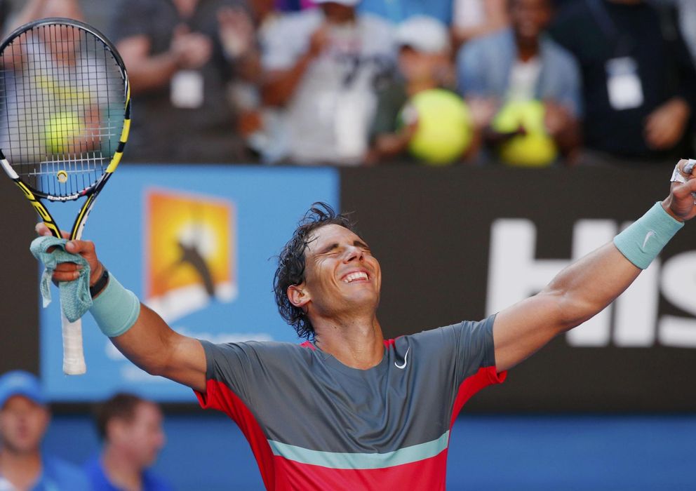 Foto: Rafa Nadal tras clasificarse para semifinales (Reuters)