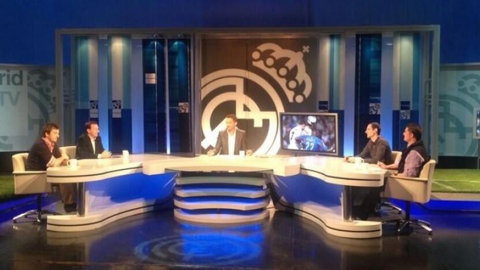 Foto: Plató de Real Madrid TV.