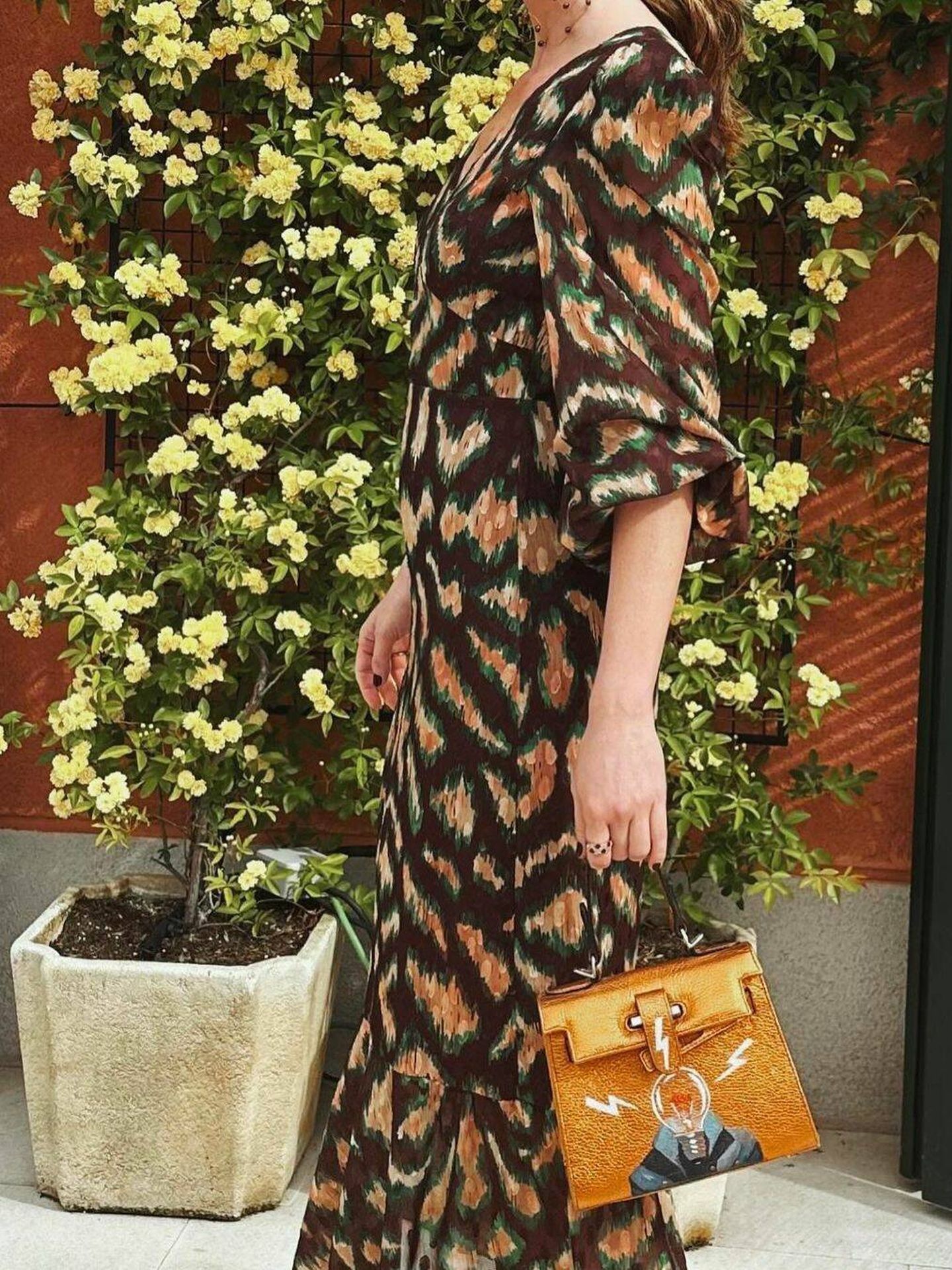 Belén Corsini con un vestido de Matelier. (Instagram/ @matelier.design)