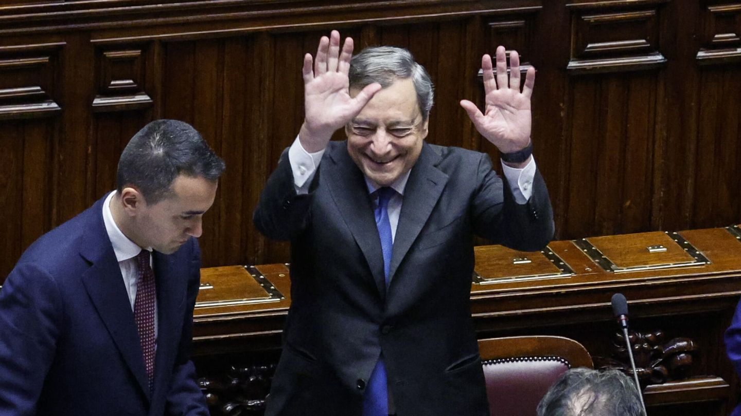Mario Draghi anuncia su dimisión. (EFE/Fabio Frustaci) 