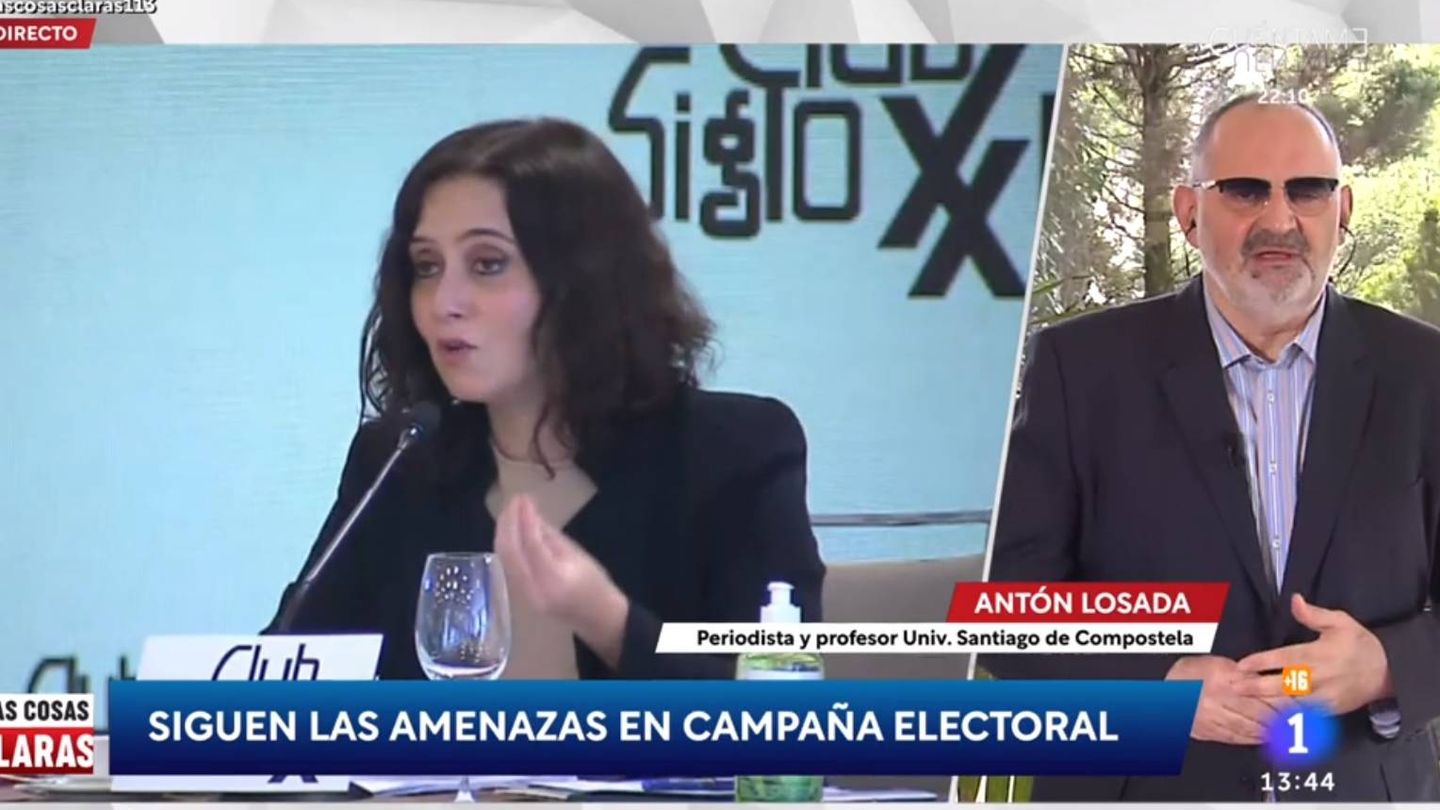 Antón Losada, en 'Las cosas claras'. (RTVE).