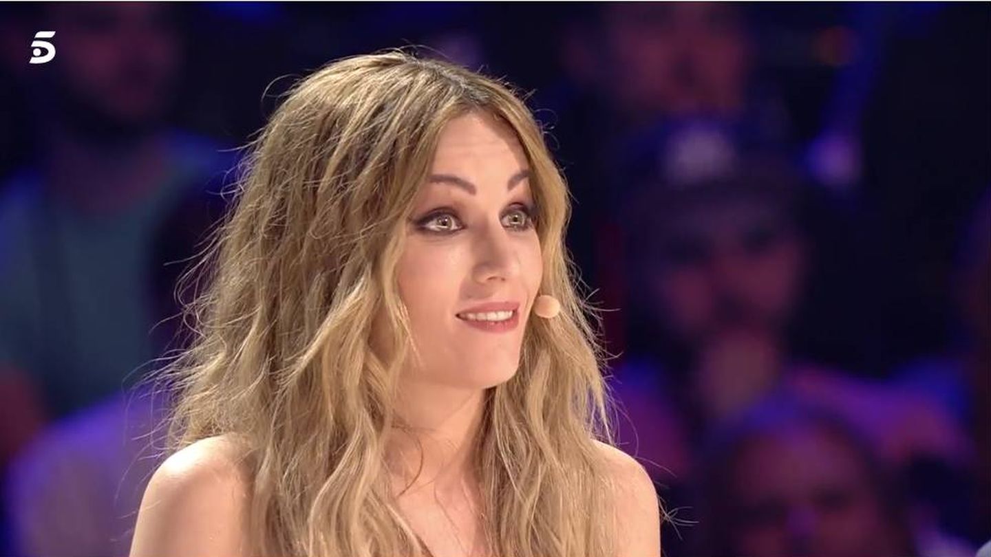 Edurne, durante la semifinal 3 de 'Got Talent España'. (Mediaset)