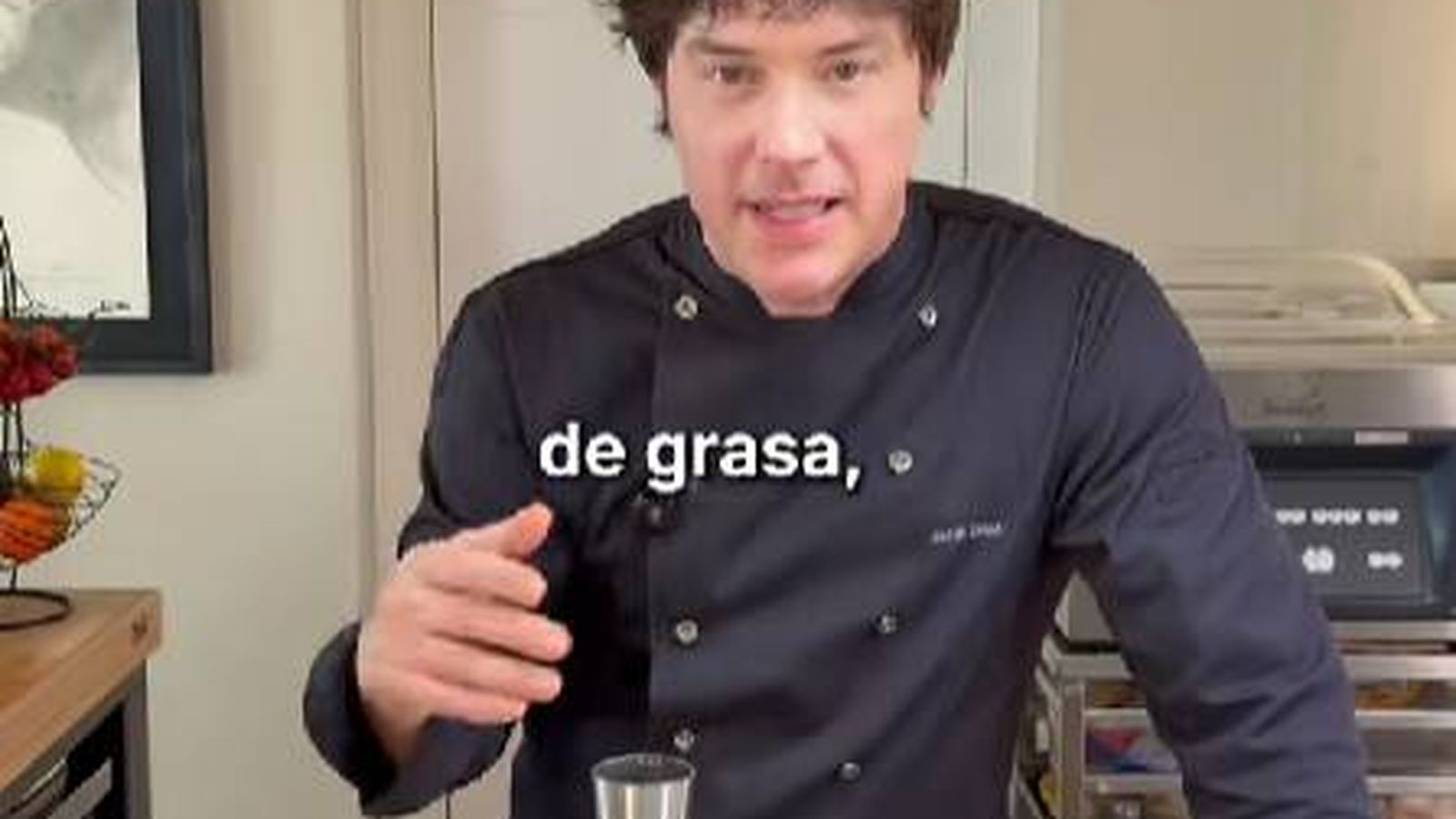 Jordi Cruz, chef, sobre la versión saludable de la mayonesa: "Una salsa con poca carga de grasa, sabor a huevo, rica, para sándwiches"