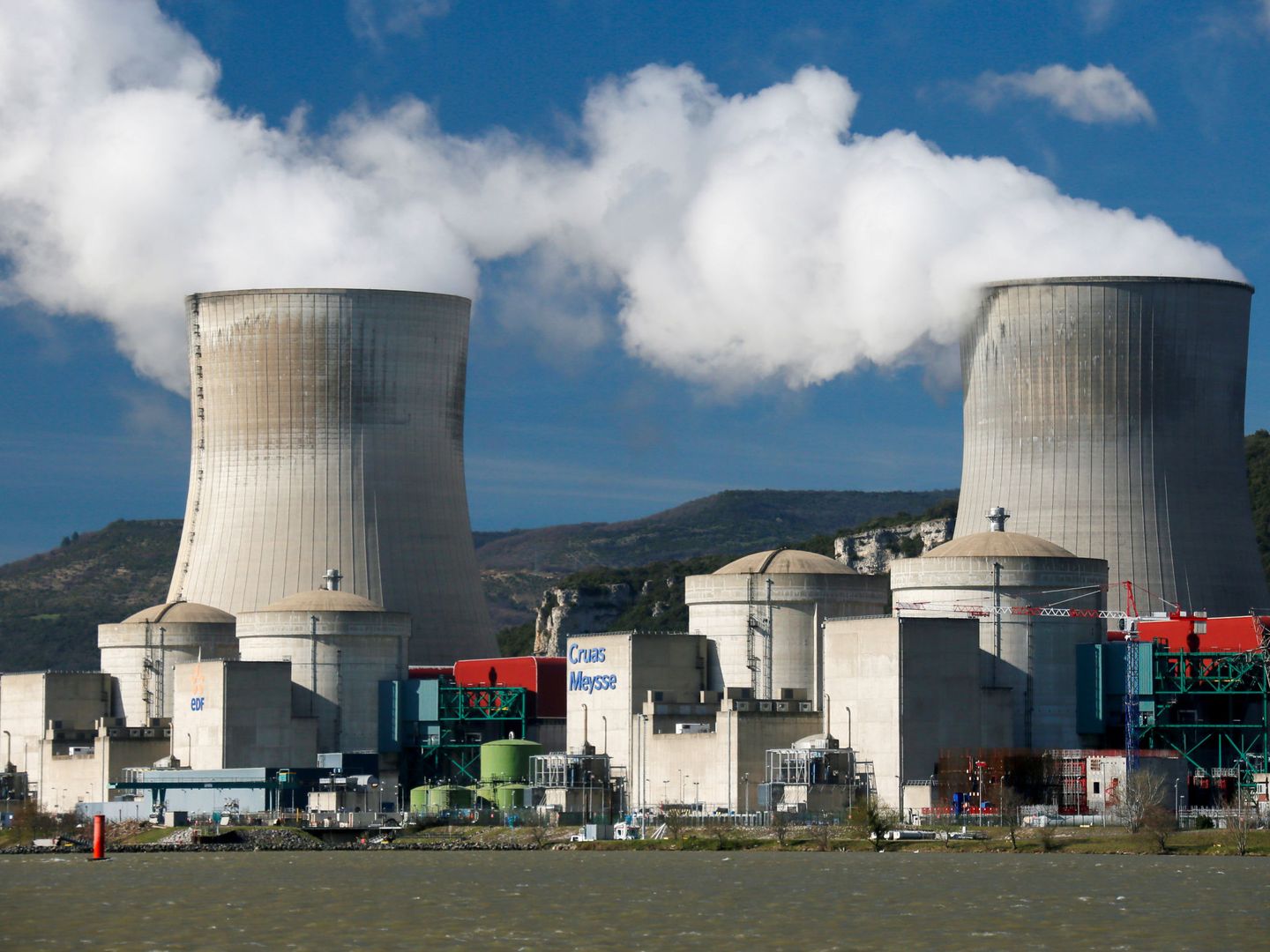 Planta nuclear de Cruas-Meysse, al sudeste de Francia. (Reuters) 