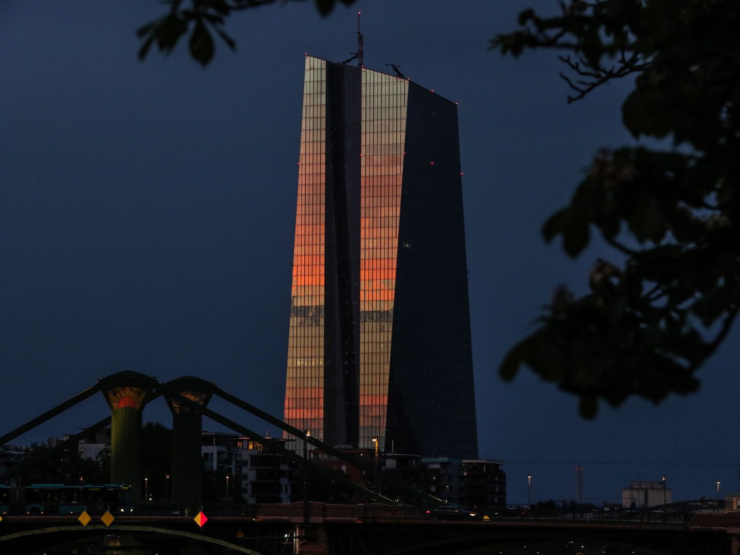 El Banco Central Europeo en Fráncfort (Alemania). (Reuters)