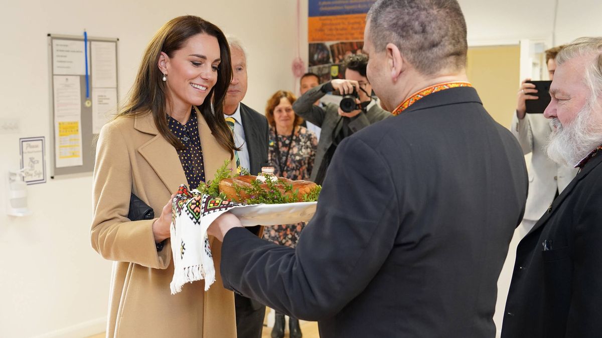 Kate Middleton y su sutil homenaje a Ucrania con su último vestido de estreno