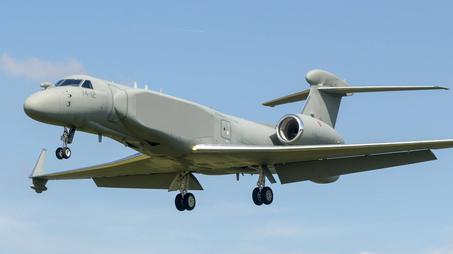G550 CAEW italiano, E-550A en la denominación italiana, de la Aeronautica Militare (Jeroen van Veenendaal)