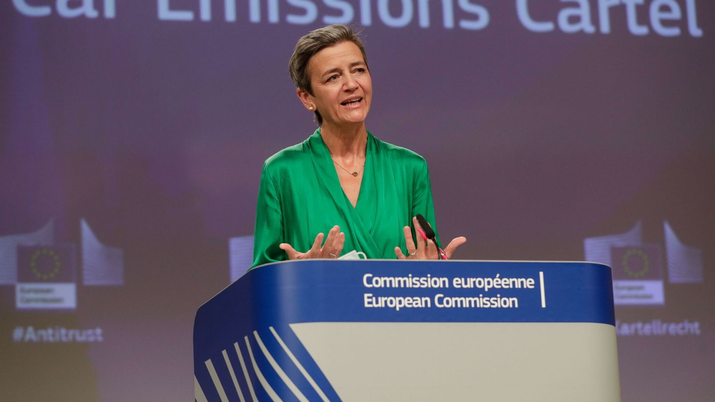 La comisararia de la Competencia, Margrethe Vestager. (Reuters)