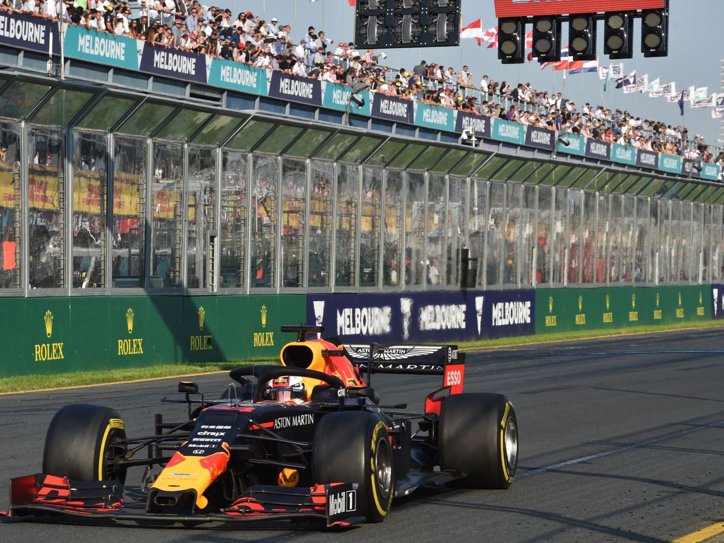 Verstappen durante el Gran Premio de Australia. (EFE)