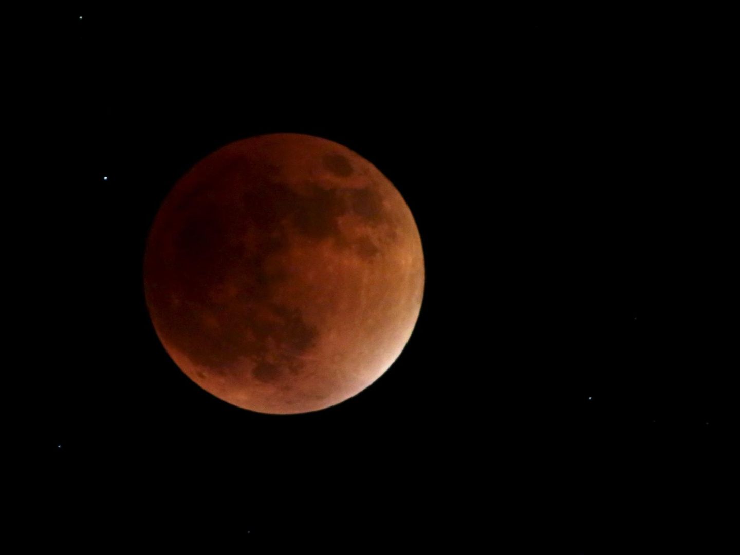 Luna de sangre vista en 2015 (Foto: Reuters)