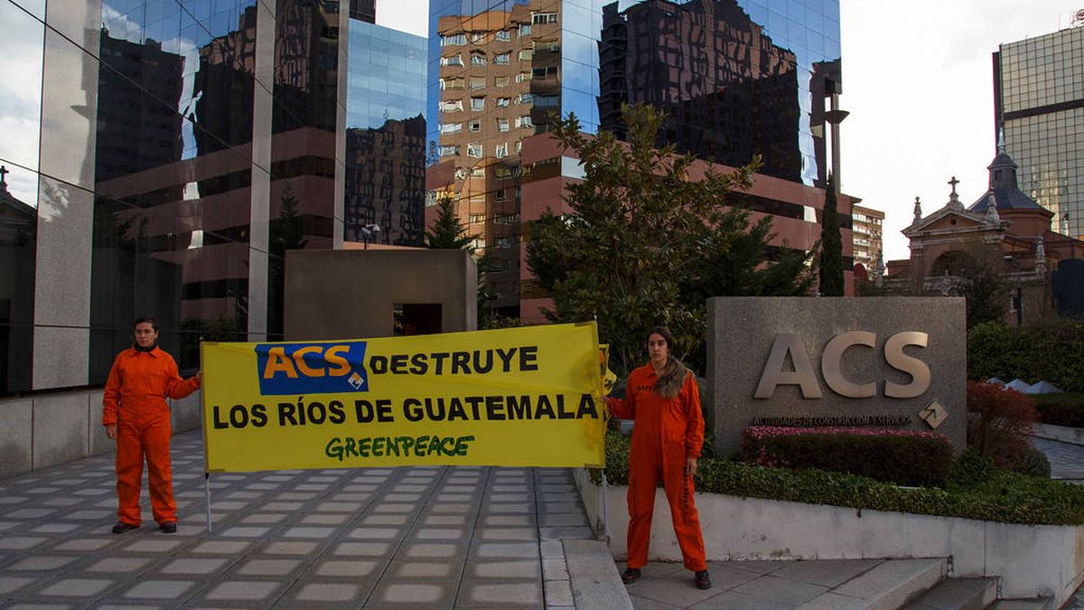 "Cortamos el agua a Florentino" Greenpeace denuncia el proyecto en el río Cahabón 