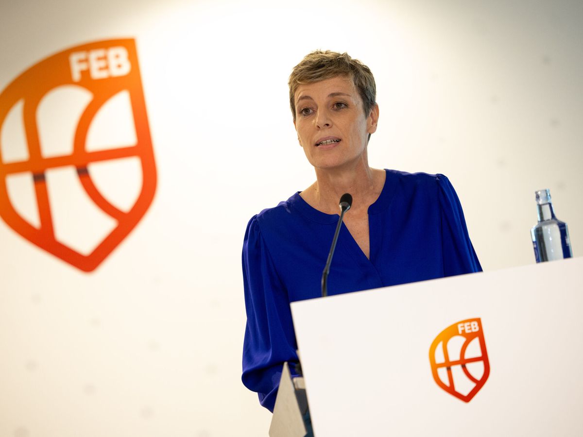 Foto: La nueva presidenta de la Federación Española de Baloncesto. (EFE/Daniel González)