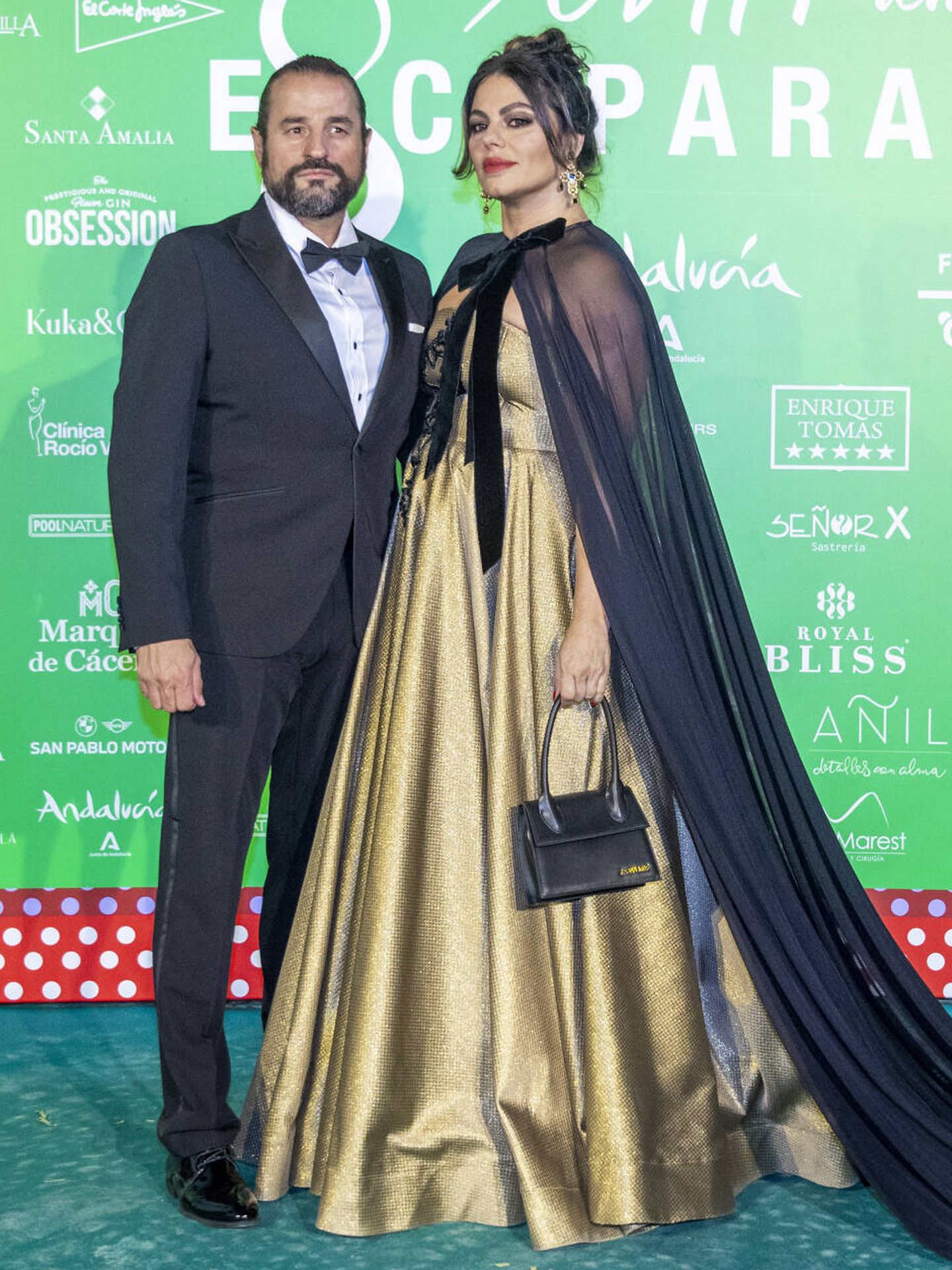 Marisa Jara y Miguel Almansa, en los Premios Escaparate, en Sevilla. (Gtres)