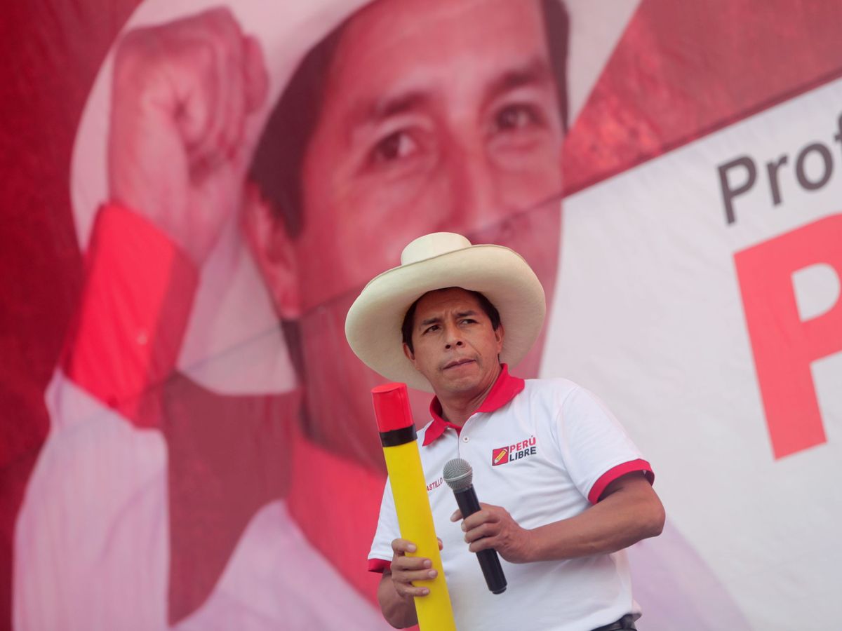 Foto: El candidato socialista peruano, Pedro Castillo. (Reuters)