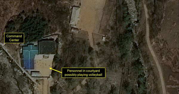Foto: Vista de satélite de la instalación de pruebas nucleares de Punggye-ri, en abril de 2017. (Reuters)